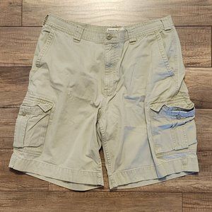 Men's Beige Cargo Shorts